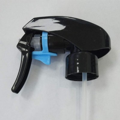 Cosmetic package industry 24/410 black plastic hair foaming triggers