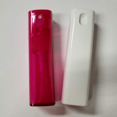 PP and glass square pocket sprayer bottle, 10ml perfume atomizer