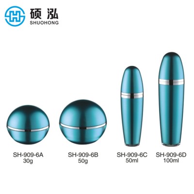 Export products high-quality and practical ball shape acrylic cosmetic jar